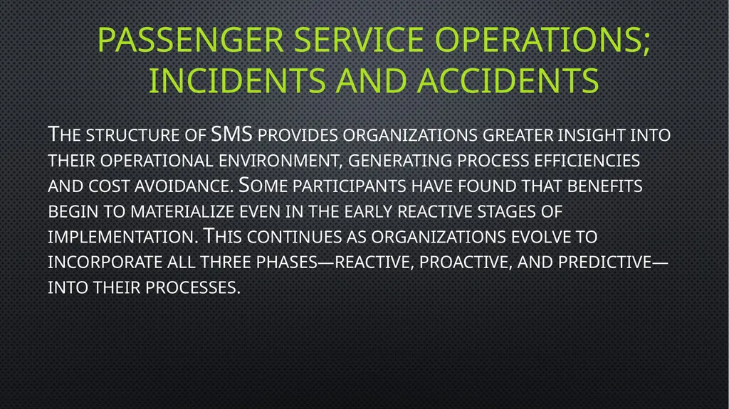 Unit 6 managing aviation services Learning outcome - slide 24 of 50