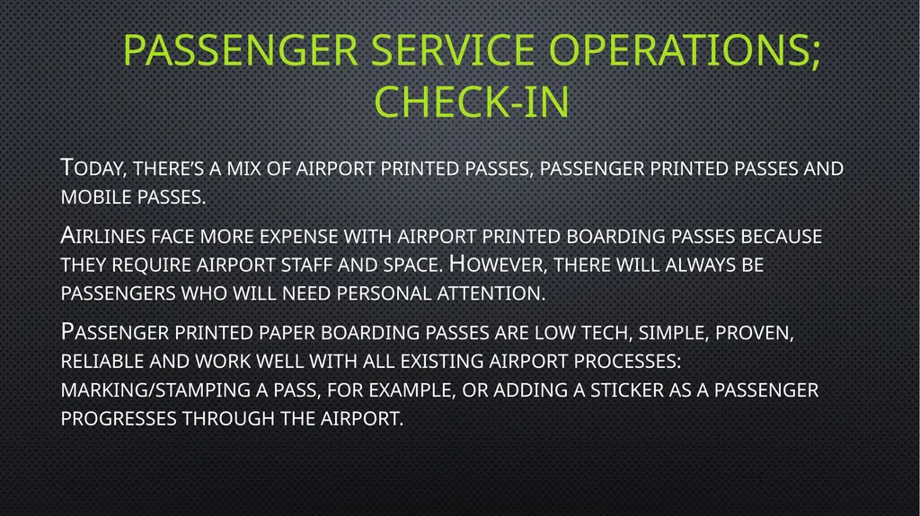 Unit 6 managing aviation services Learning outcome - slide 8 of 50