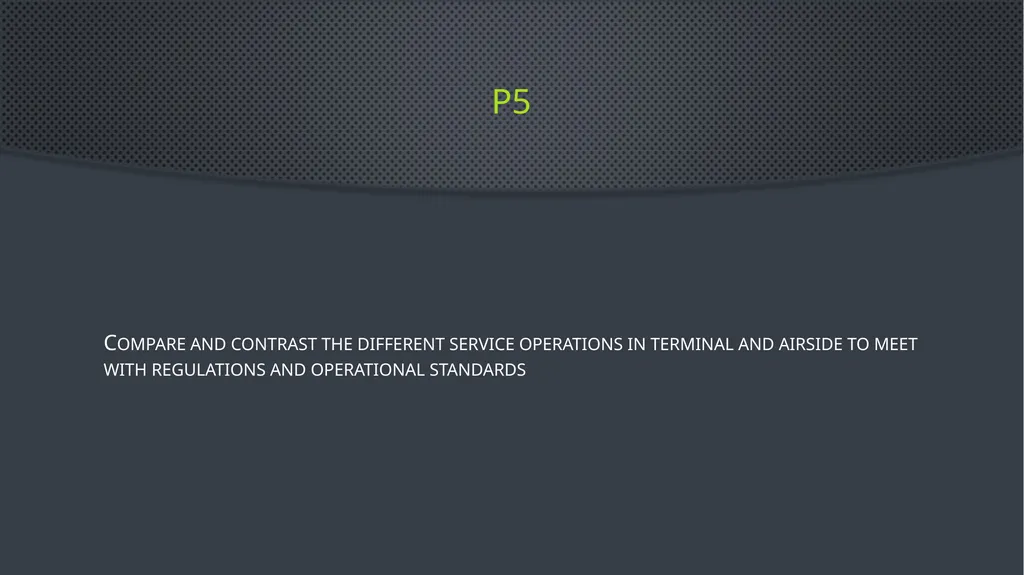 Unit 6 managing aviation services Learning outcome - slide 3 of 50
