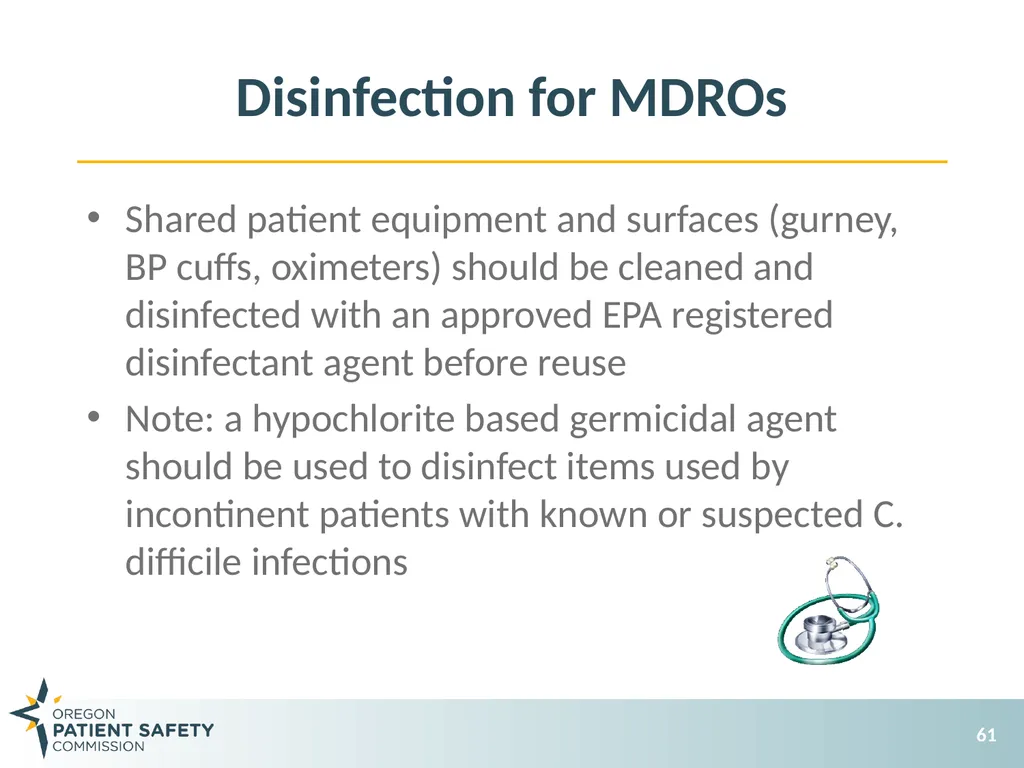 General Infection Prevention Practices Debbie - slide 61 of 72