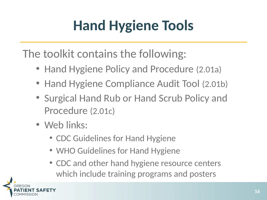 General Infection Prevention Practices Debbie - slide 16 of 72