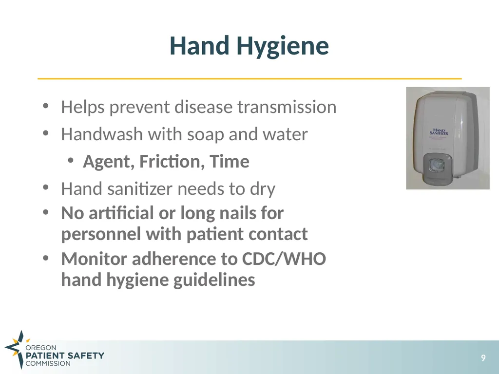 General Infection Prevention Practices Debbie - slide 9 of 72