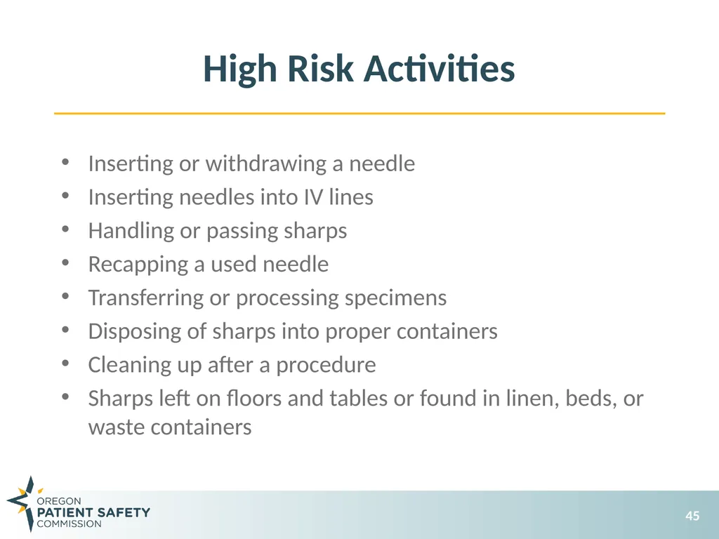 General Infection Prevention Practices Debbie - slide 45 of 72
