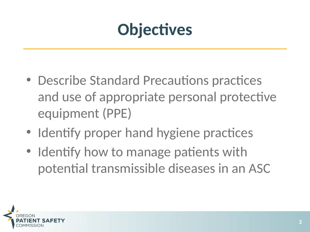 General Infection Prevention Practices Debbie - slide 3 of 72