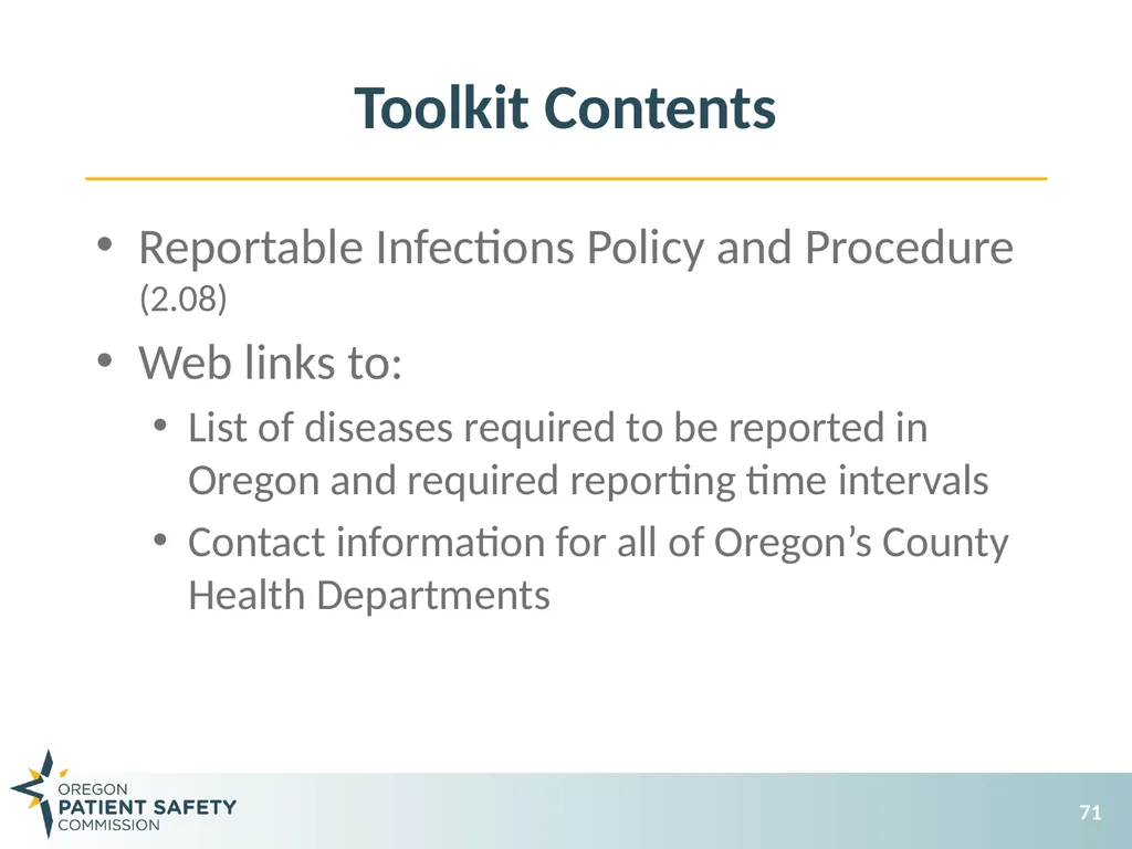 General Infection Prevention Practices Debbie - slide 71 of 72