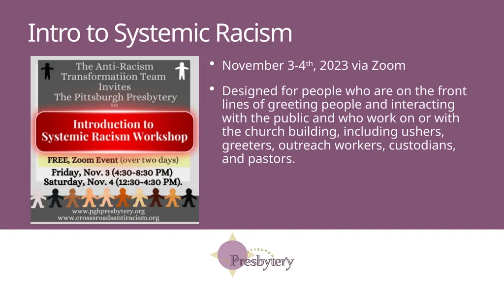 General Minister’s Report Upcoming Events General - slide 5 of 51