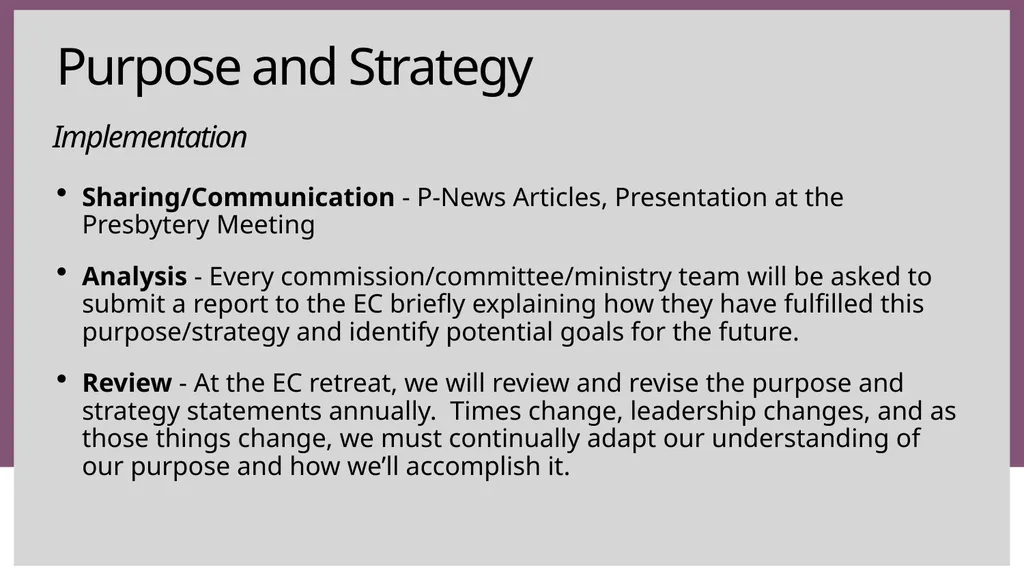 General Minister’s Report Upcoming Events General - slide 34 of 51