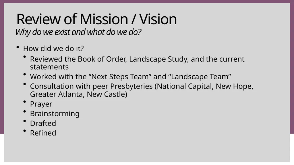 General Minister’s Report Upcoming Events General - slide 29 of 51