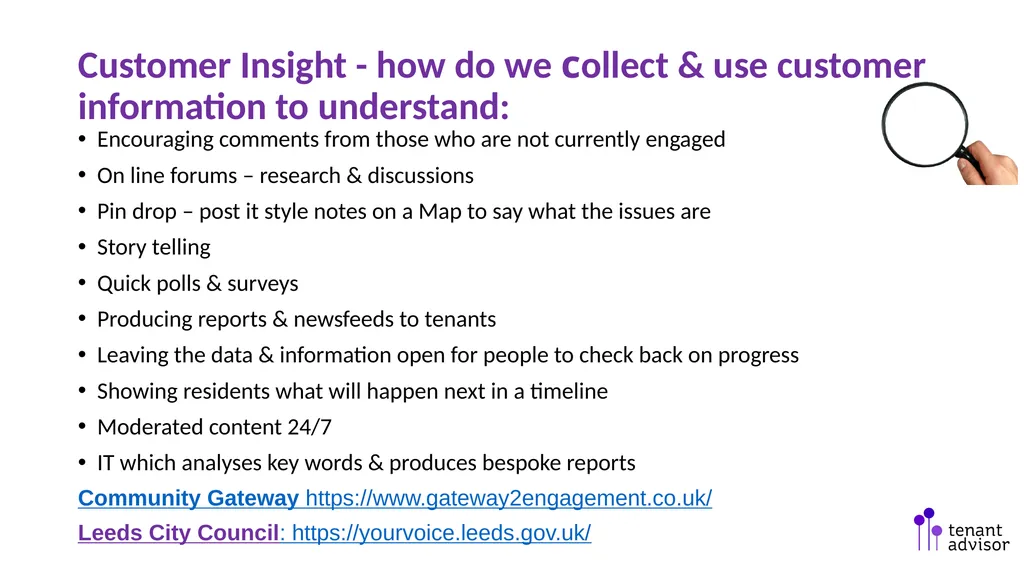 Models for Tenant Engagement in Building - slide 16 of 19