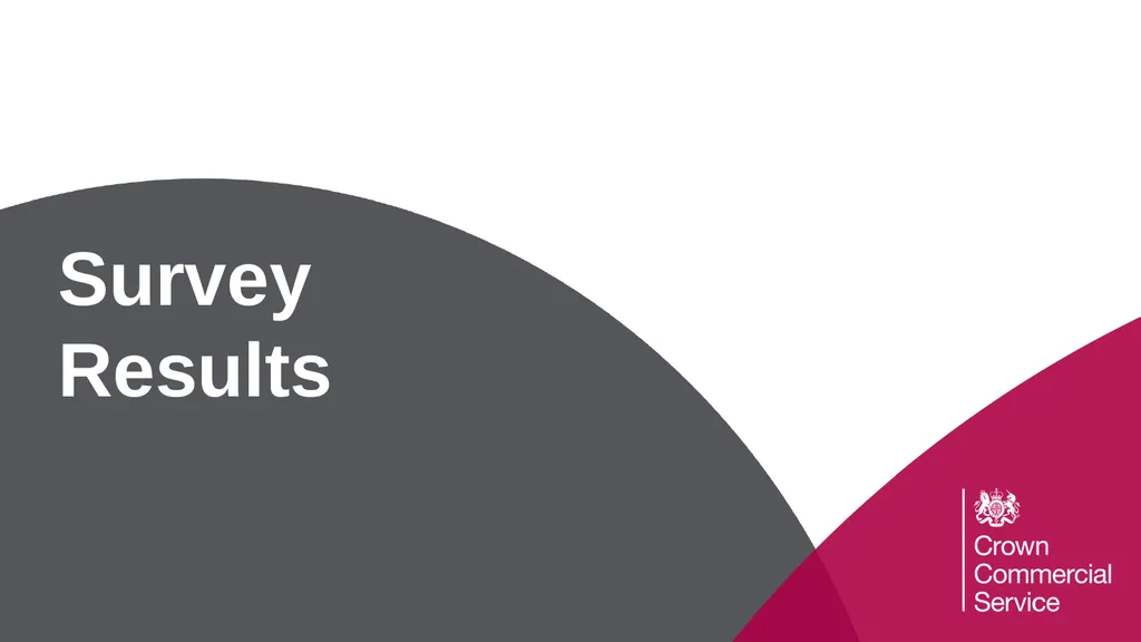 Supplier Survey Results Joint Engagement on the - slide 8 of 24