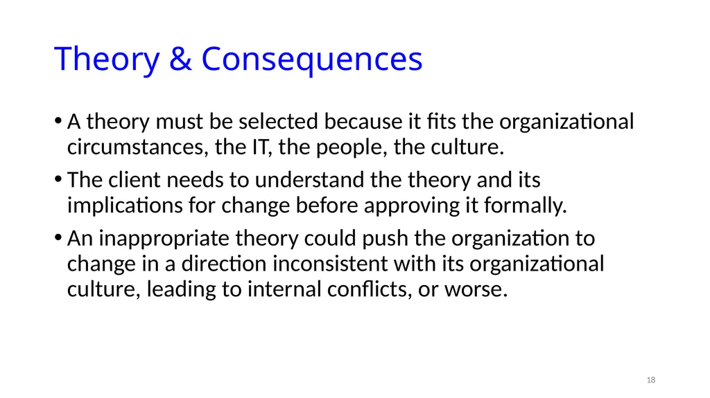 IS8014 Theory & Qualitative IS Research VIII: - slide 18 of 70