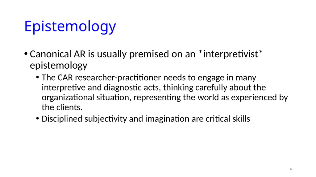 IS8014 Theory & Qualitative IS Research VIII: - slide 4 of 70