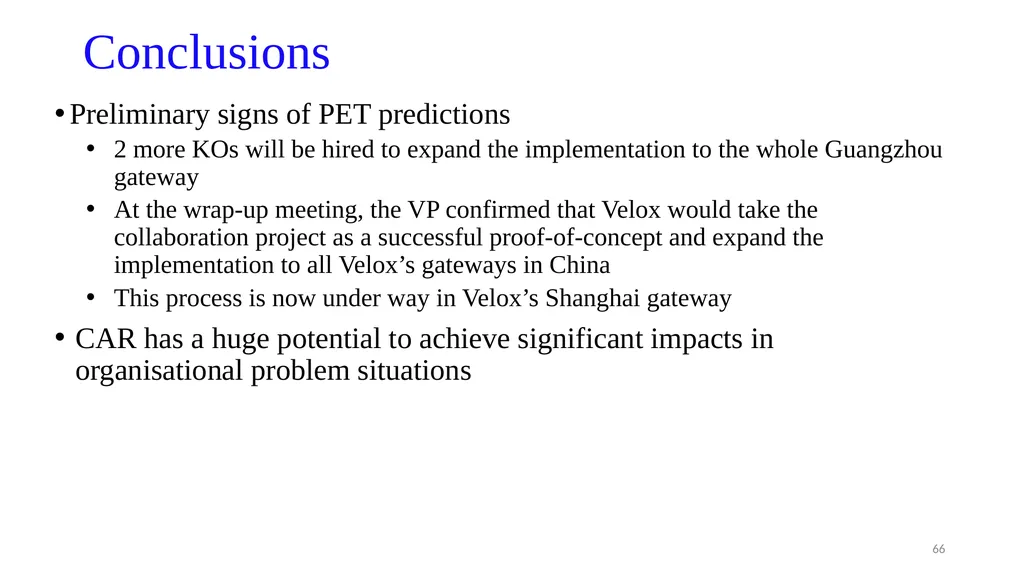 IS8014 Theory & Qualitative IS Research VIII: - slide 66 of 70