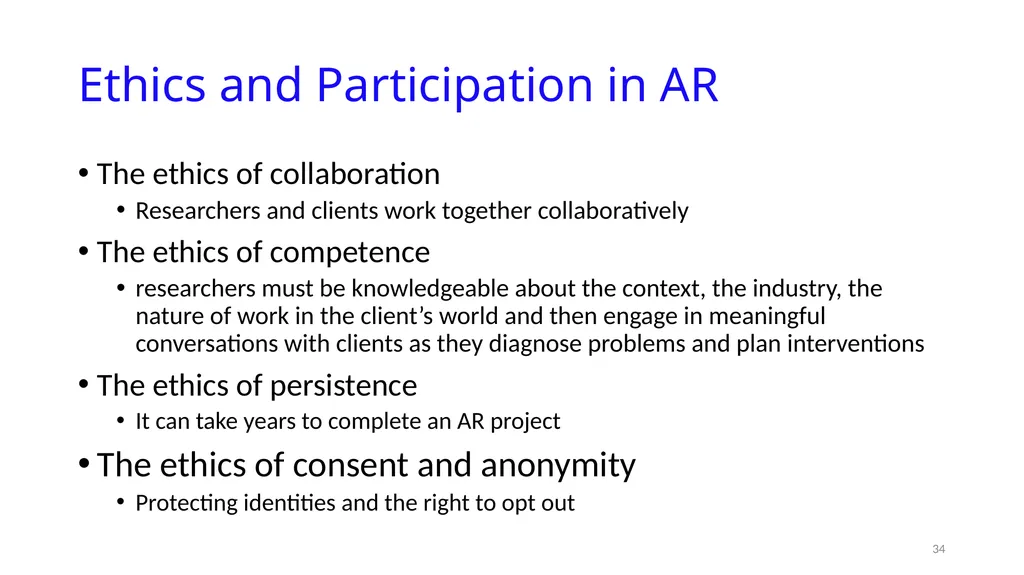 IS8014 Theory & Qualitative IS Research VIII: - slide 34 of 70
