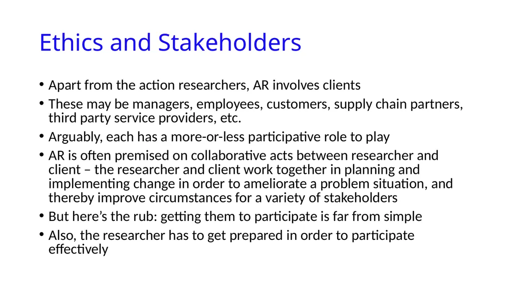 IS8014 Theory & Qualitative IS Research VIII: - slide 29 of 70