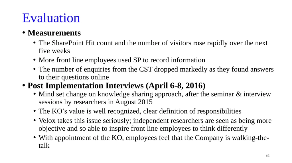 IS8014 Theory & Qualitative IS Research VIII: - slide 63 of 70