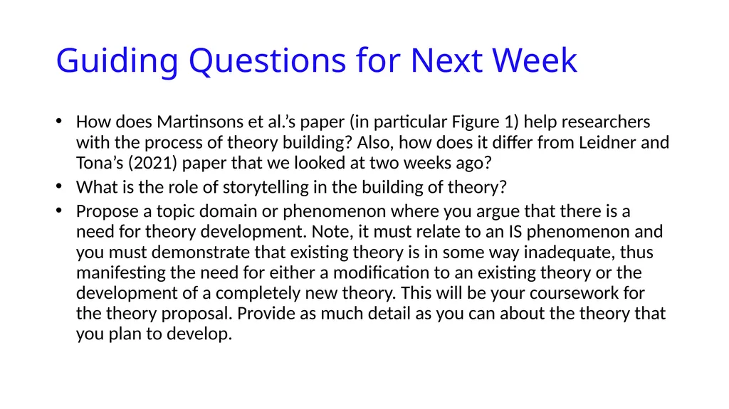 IS8014 Theory & Qualitative IS Research VIII: - slide 70 of 70