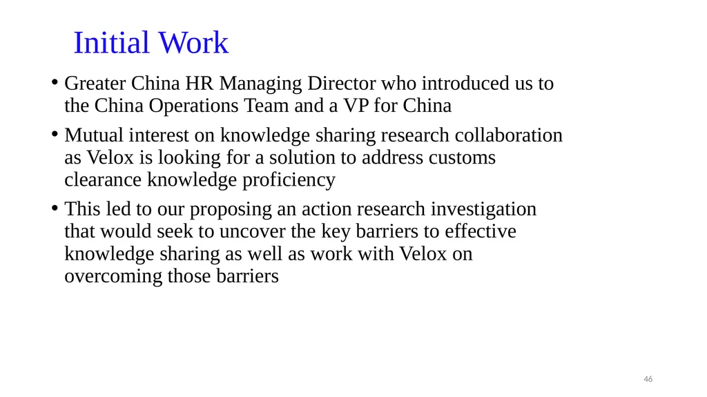 IS8014 Theory & Qualitative IS Research VIII: - slide 46 of 70