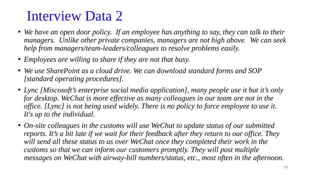 IS8014 Theory & Qualitative IS Research VIII: - slide 56 of 70