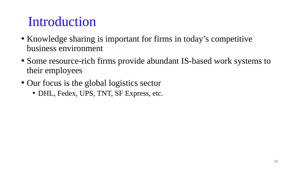 IS8014 Theory & Qualitative IS Research VIII: - slide 38 of 70