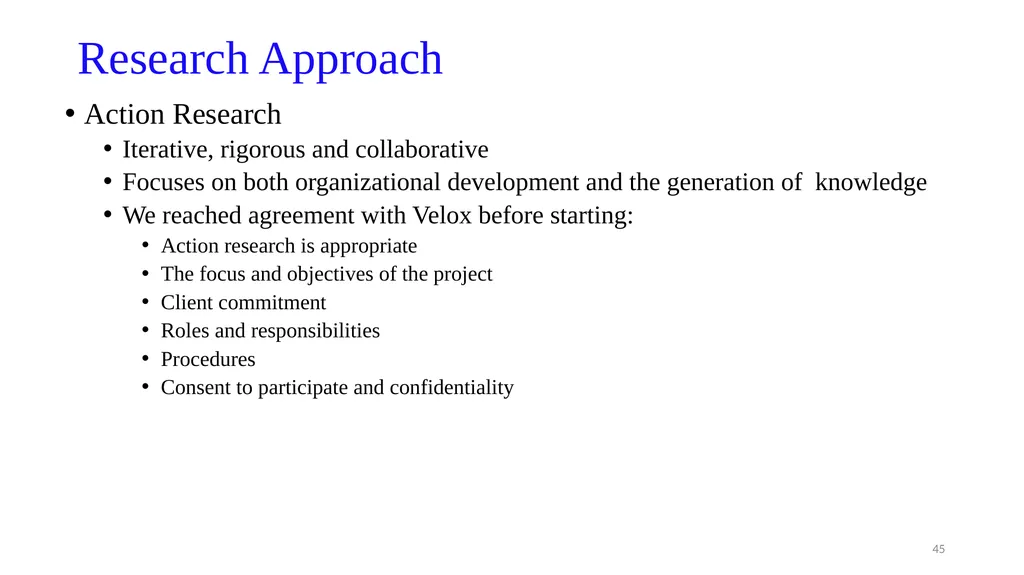 IS8014 Theory & Qualitative IS Research VIII: - slide 45 of 70