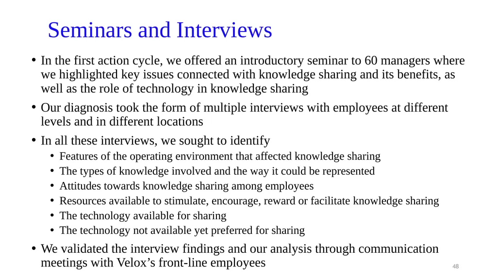 IS8014 Theory & Qualitative IS Research VIII: - slide 48 of 70