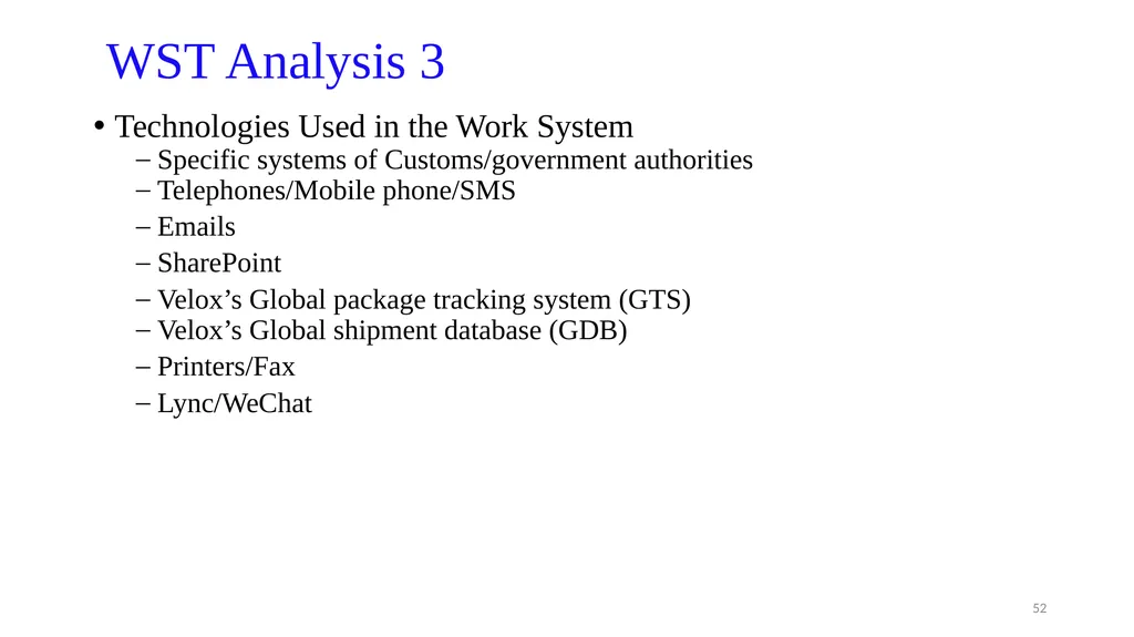 IS8014 Theory & Qualitative IS Research VIII: - slide 52 of 70