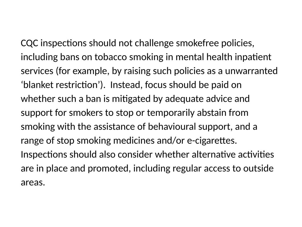 the term ‘blanket restrictions’ refers to rules or - slide 4 of 16