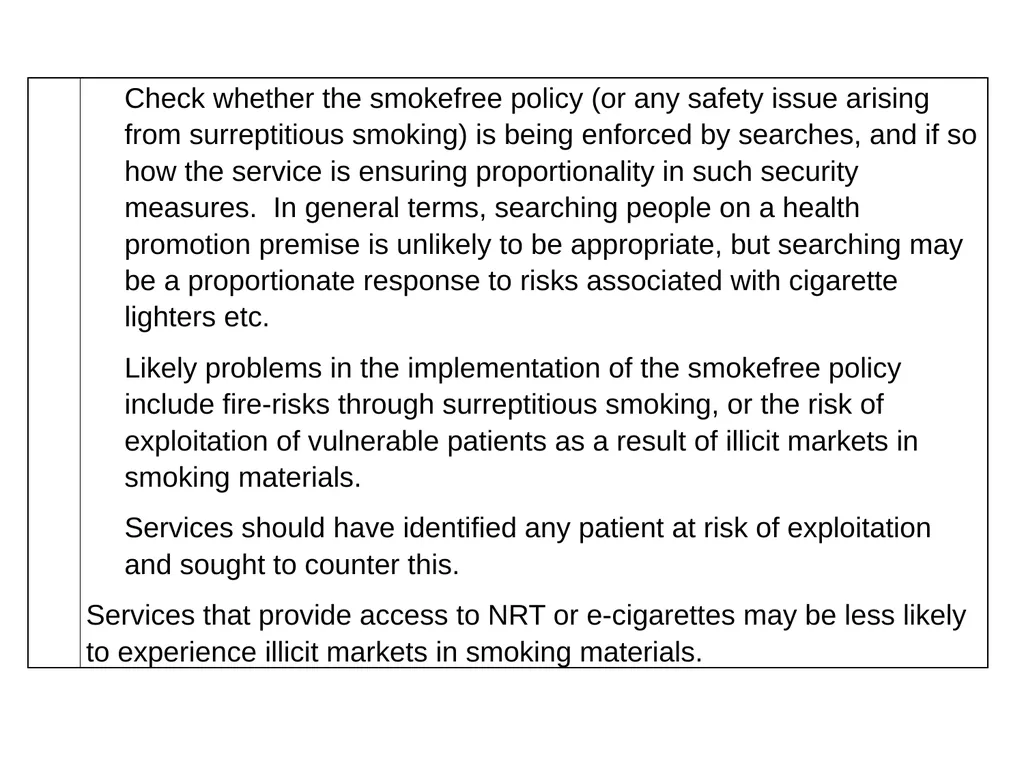 the term ‘blanket restrictions’ refers to rules or - slide 15 of 16