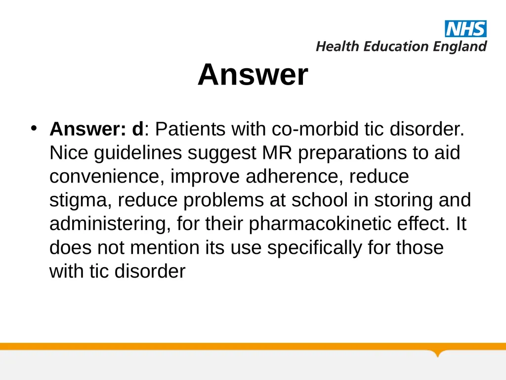 MRCPsych Child and Adolescent Psychiatry Module - slide 62 of 67