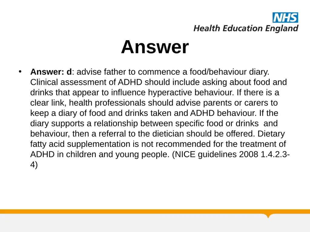 MRCPsych Child and Adolescent Psychiatry Module - slide 50 of 67