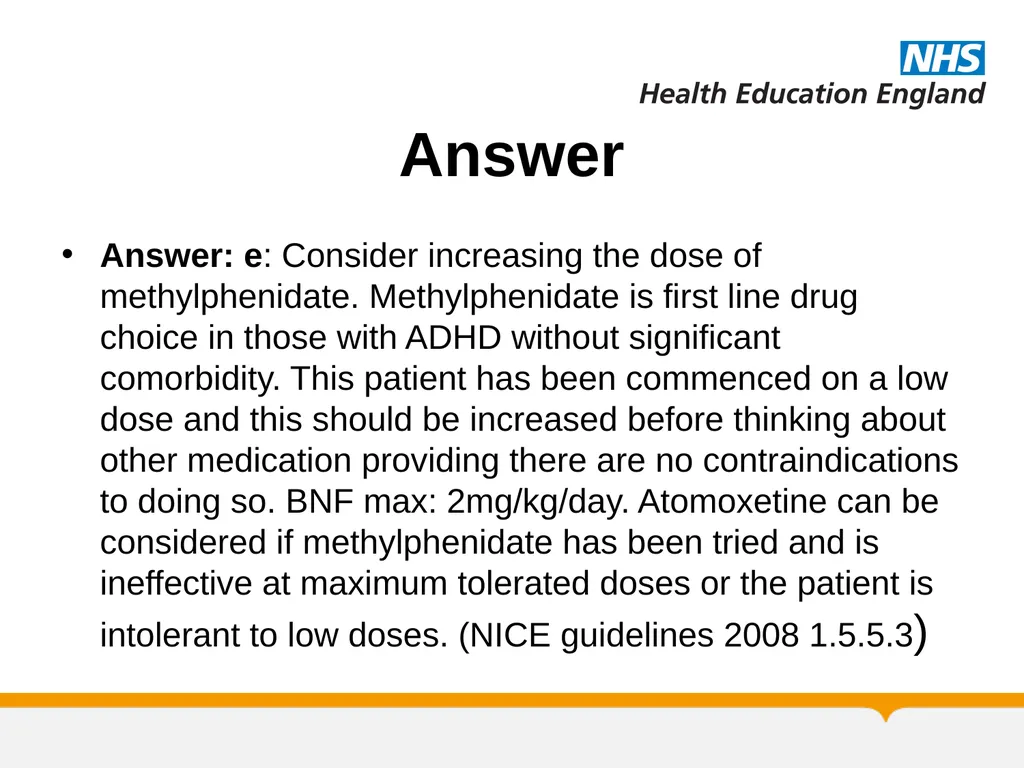 MRCPsych Child and Adolescent Psychiatry Module - slide 60 of 67