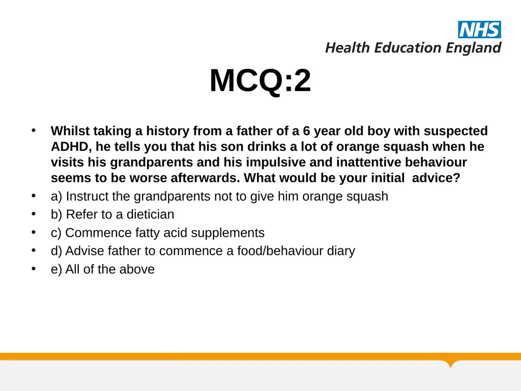 MRCPsych Child and Adolescent Psychiatry Module - slide 49 of 67
