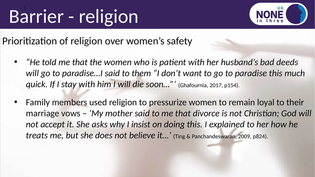 Black, Asian, minority ethnic and immigrant IPV - slide 6 of 14