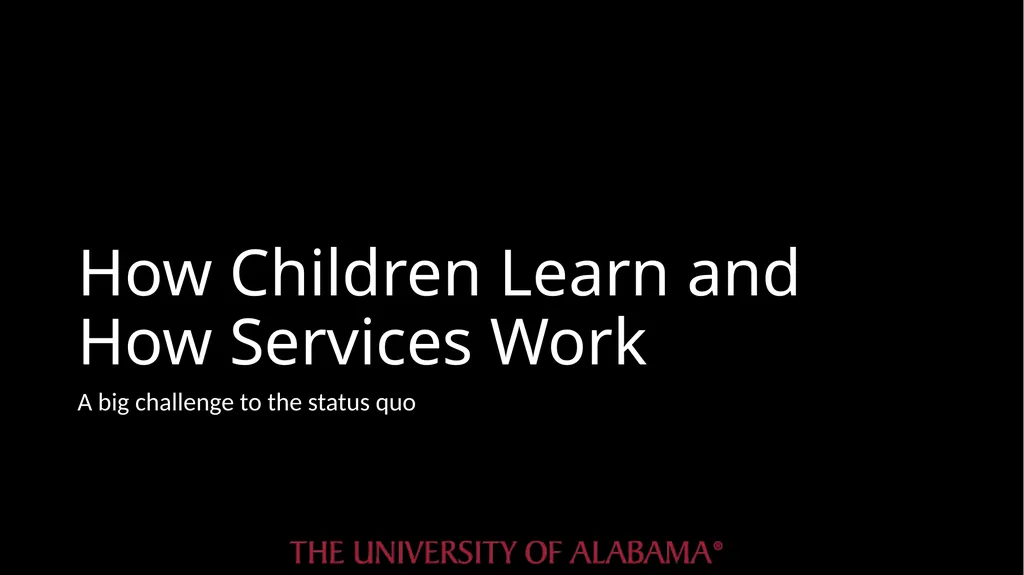 Routines-Based Intervention for Early Childhood - slide 3 of 34