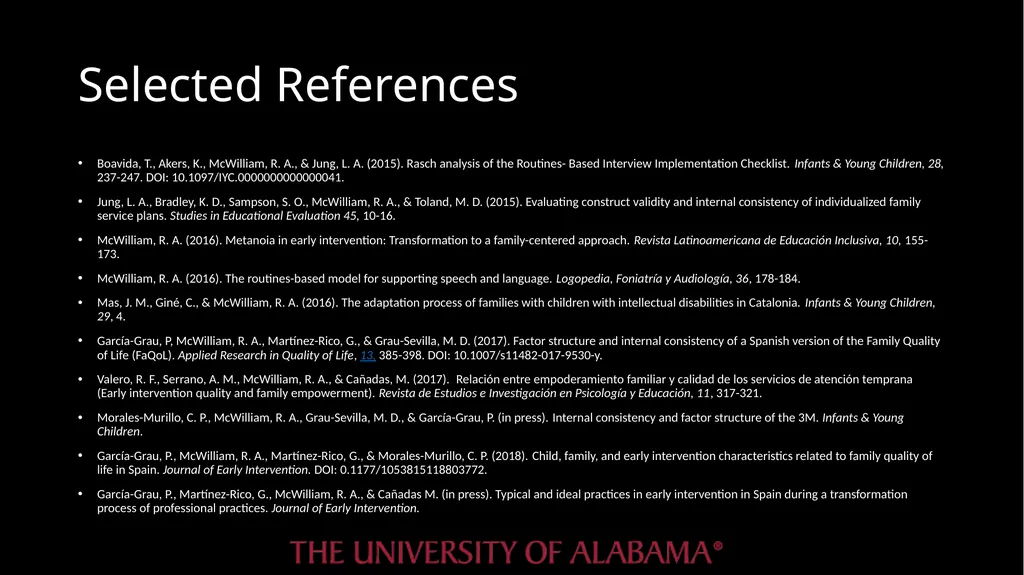 Routines-Based Intervention for Early Childhood - slide 33 of 34