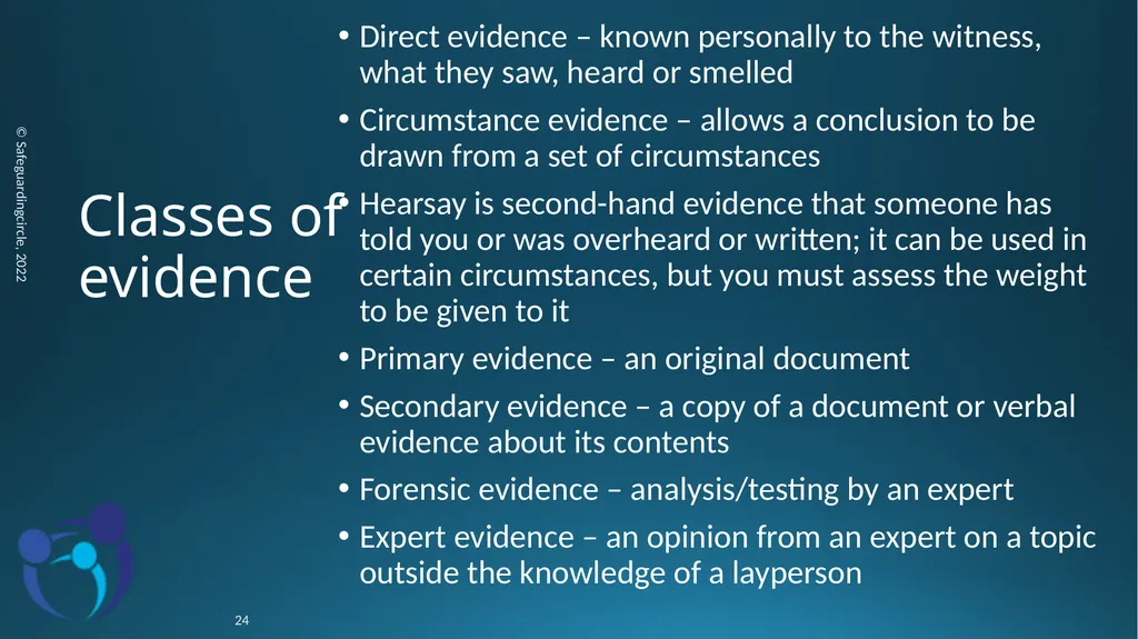 Developing your skills in Adult Safeguarding - slide 24 of 37