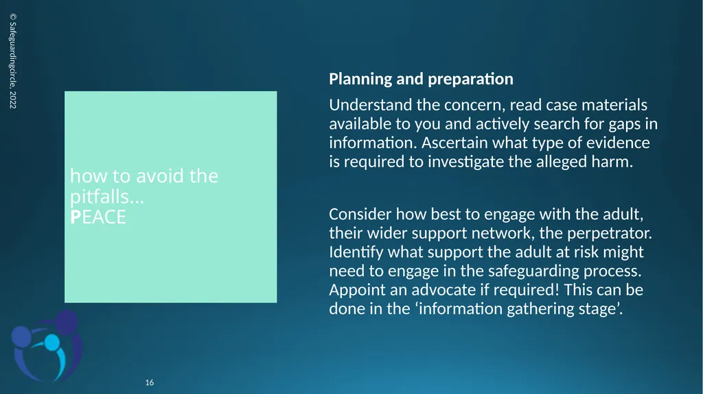 Developing your skills in Adult Safeguarding - slide 16 of 37