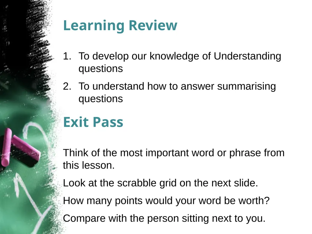 Reading for Understanding, Analysis and Evaluation - slide 30 of 119