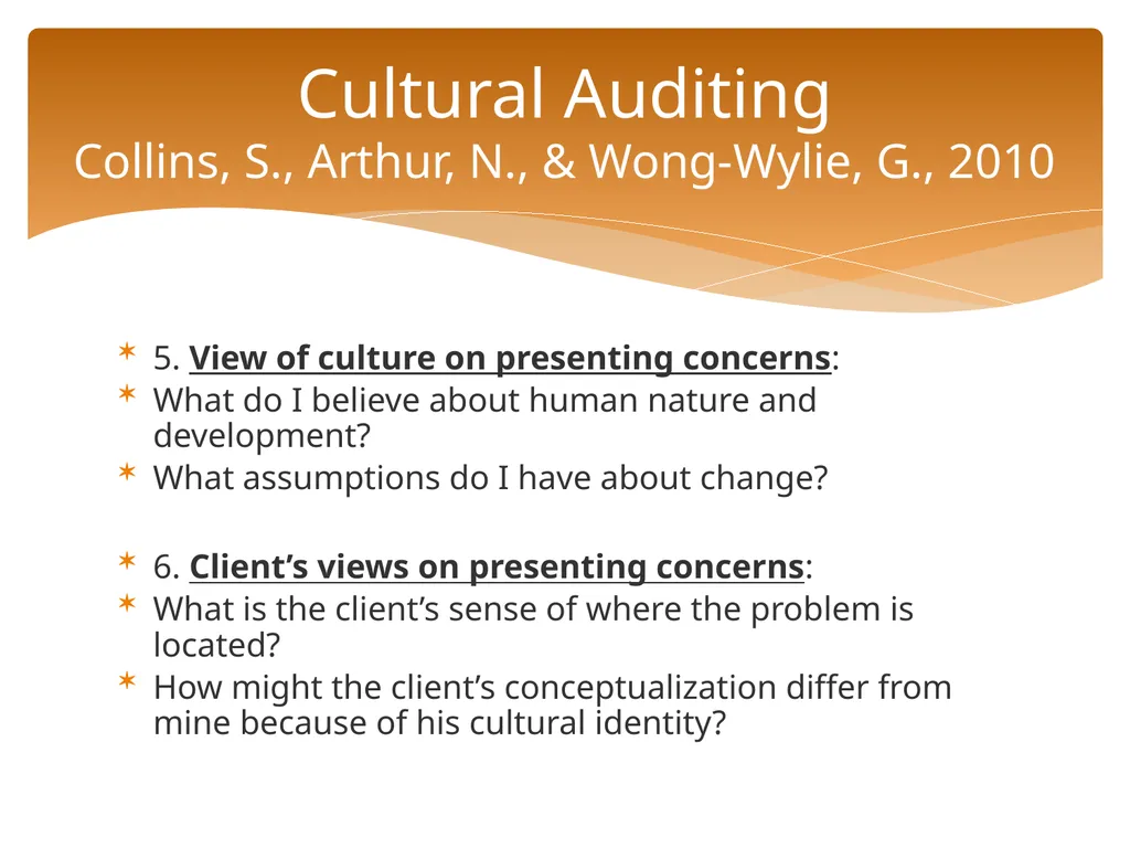 Conceptualizing Cultural Variables in Treatment - slide 52 of 212