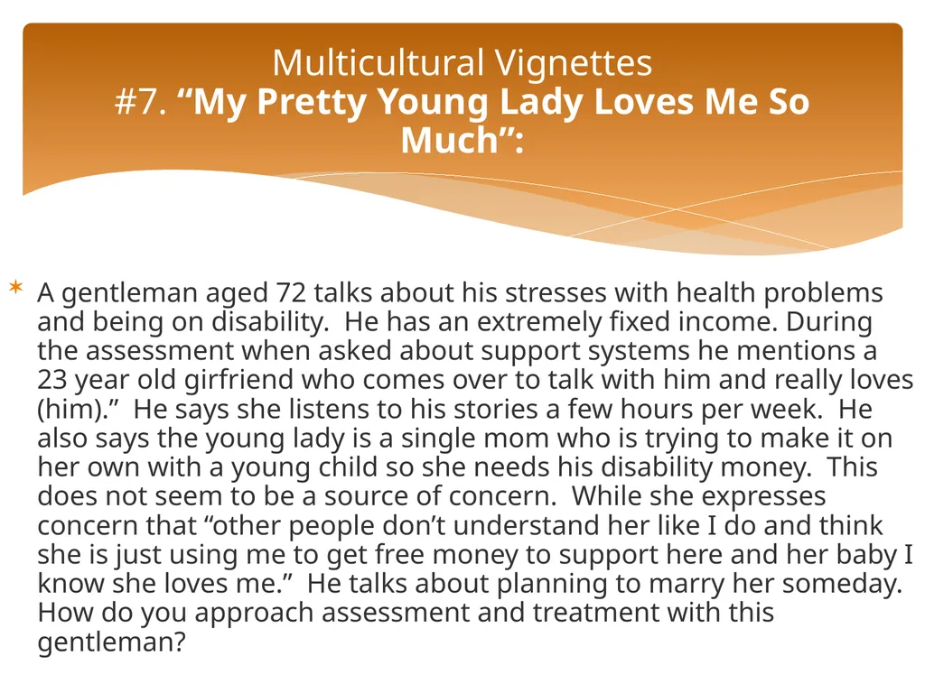 Conceptualizing Cultural Variables in Treatment - slide 180 of 212
