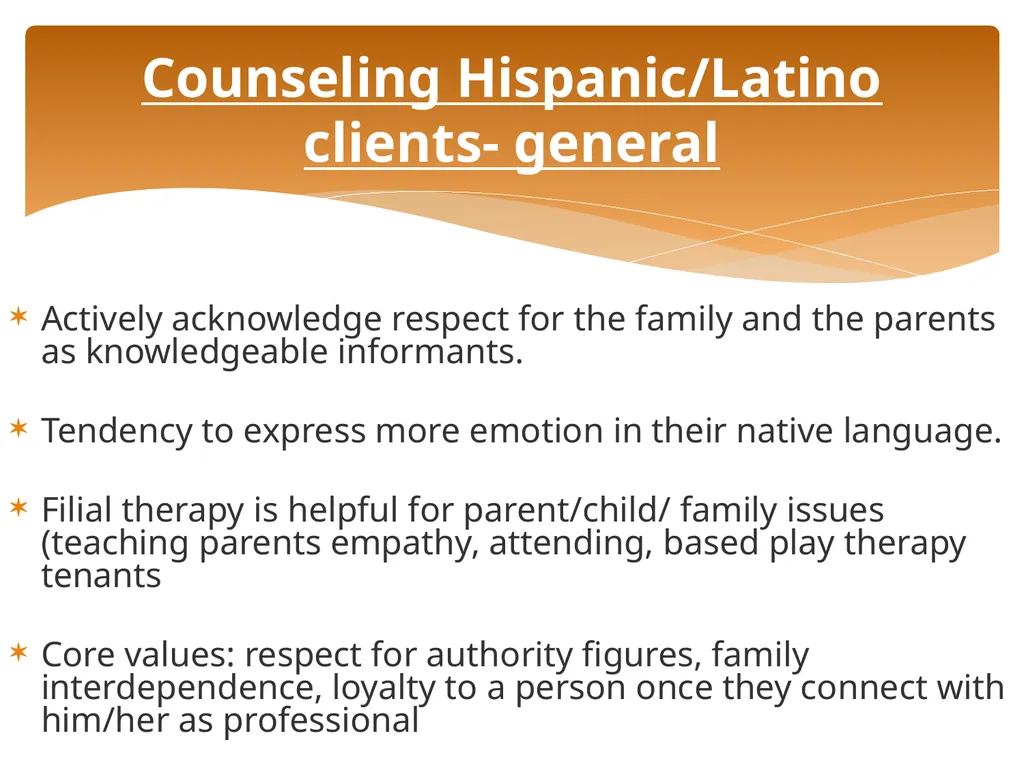 Conceptualizing Cultural Variables in Treatment - slide 113 of 212