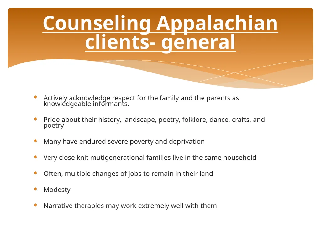 Conceptualizing Cultural Variables in Treatment - slide 114 of 212