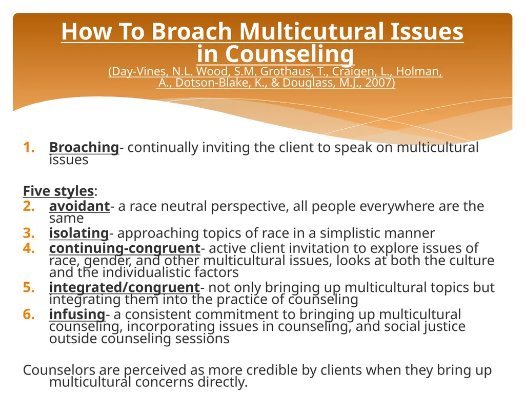 Conceptualizing Cultural Variables in Treatment - slide 72 of 212