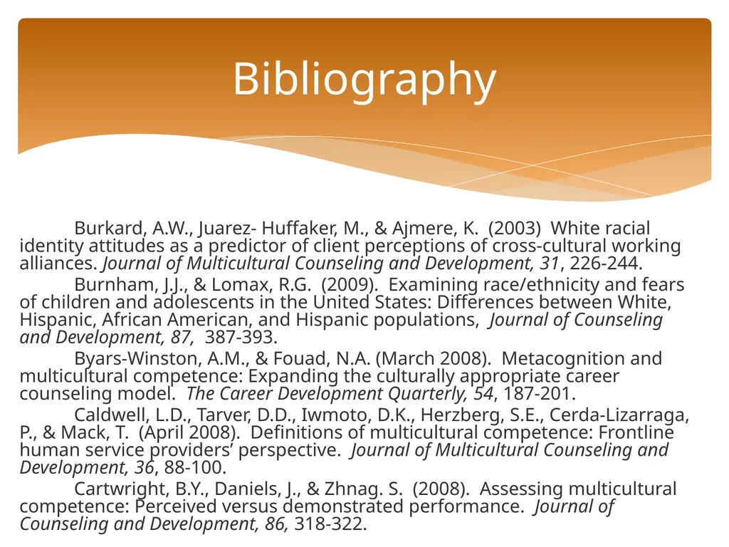 Conceptualizing Cultural Variables in Treatment - slide 185 of 212