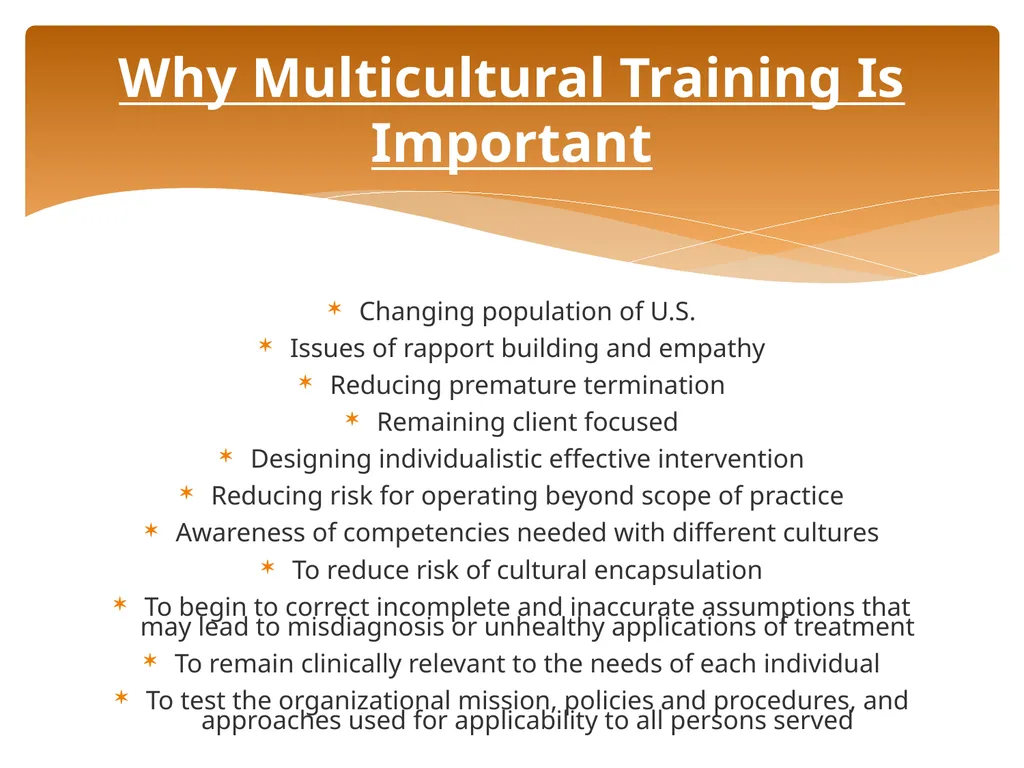 Conceptualizing Cultural Variables in Treatment - slide 20 of 212
