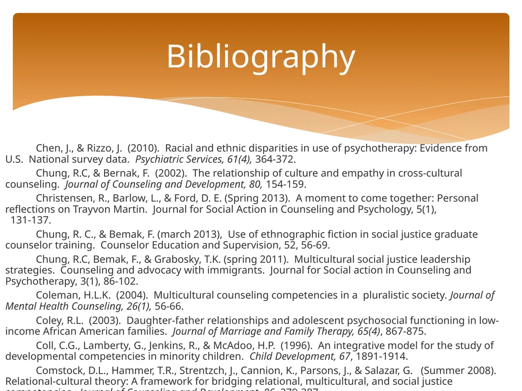 Conceptualizing Cultural Variables in Treatment - slide 187 of 212