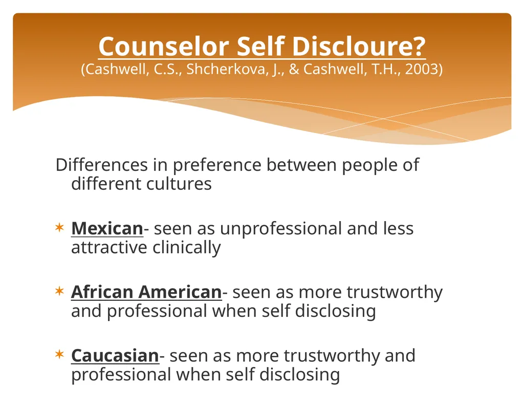 Conceptualizing Cultural Variables in Treatment - slide 71 of 212