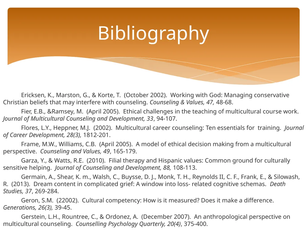 Conceptualizing Cultural Variables in Treatment - slide 191 of 212