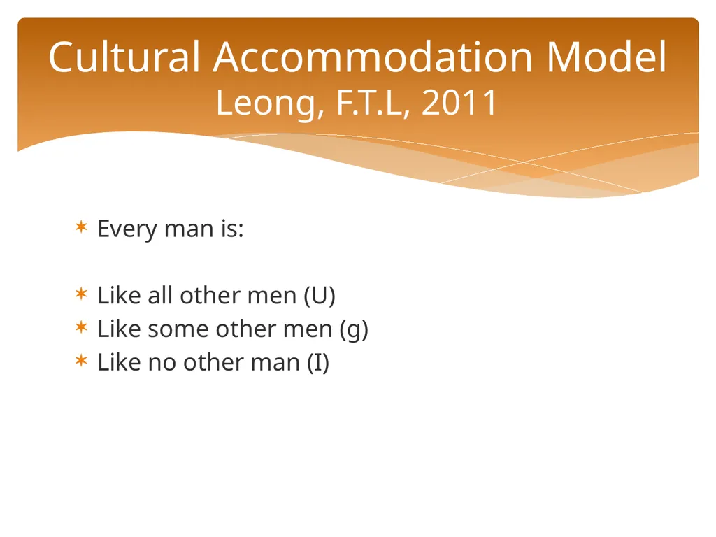 Conceptualizing Cultural Variables in Treatment - slide 101 of 212